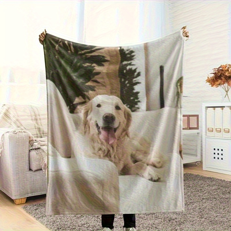 Custom Photo Blanket Personalized with Your Photos, Soft Flannel